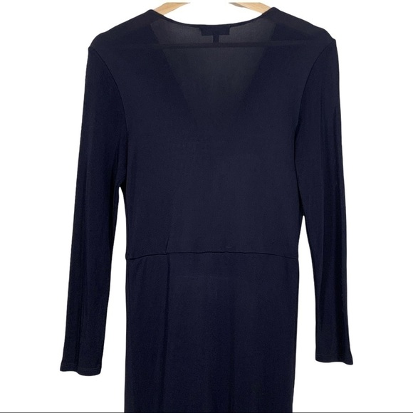 Aritzia Babaton Faux Wrap Midi Dress Size Small - Picture 5 of 8